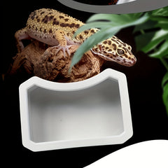 Small Reptile Pet Guard Toy Snake Horn Frog Food Basin