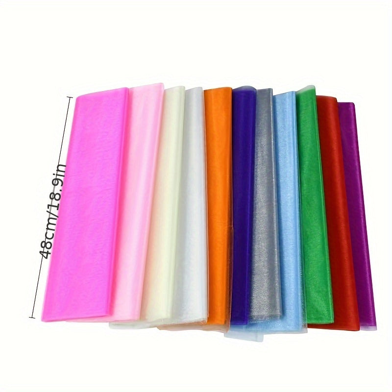 Wedding Decoration Tulle Roll Organza Sheer Fabric DIY Party Backdrop