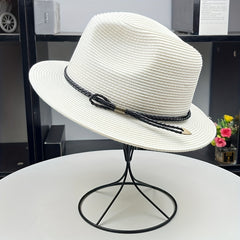 Casual Sunshade Straw Hat Spring Summer Travel Vacation 54