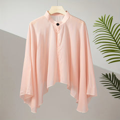 Chiffon Shawl Sunscreen Cape Ruffles Shawls