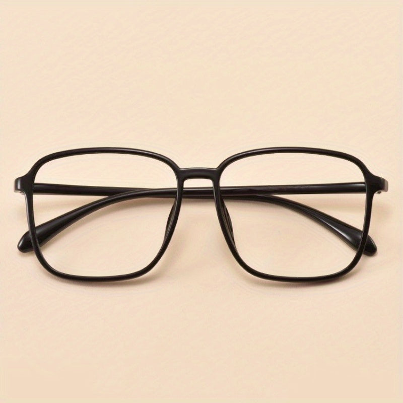 Square Jelly Anti Light Glasses Clear Lens Myopia Frame