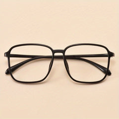Square Jelly Anti Light Glasses Clear Lens Myopia Frame