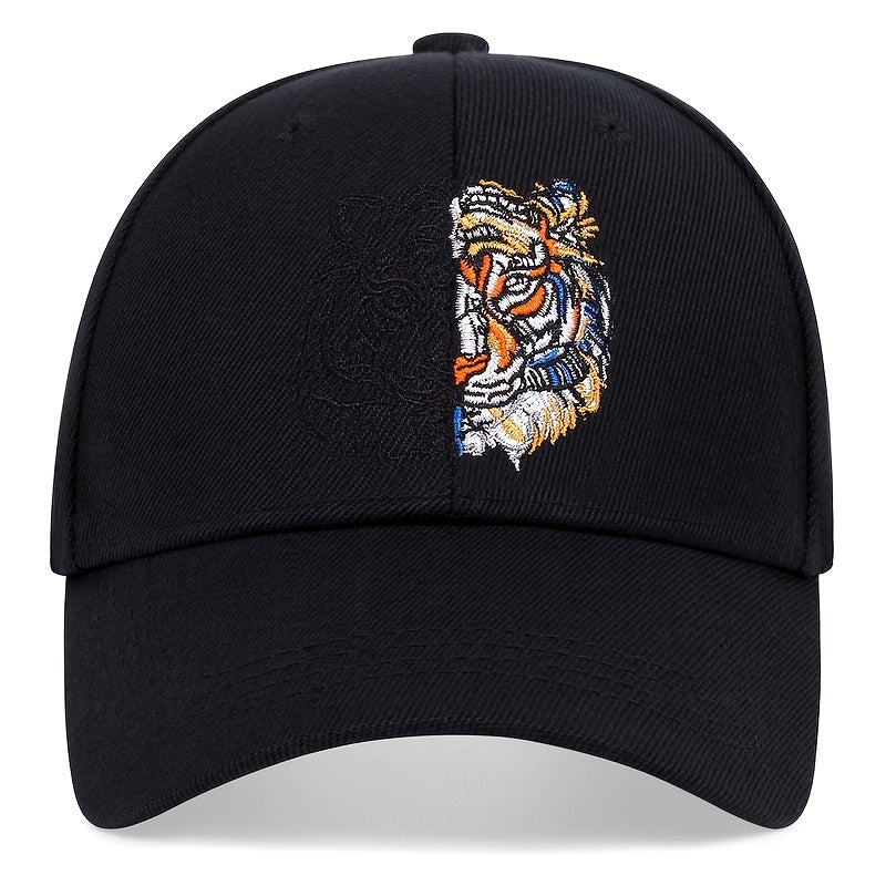 Men's Tiger Embroidered Baseball Cap Golf Hat