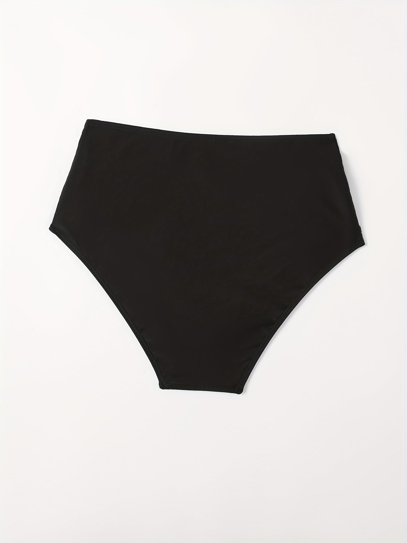 High Waist Bikini Bottom Ruched Beachwear Bottom Women's Swimwear