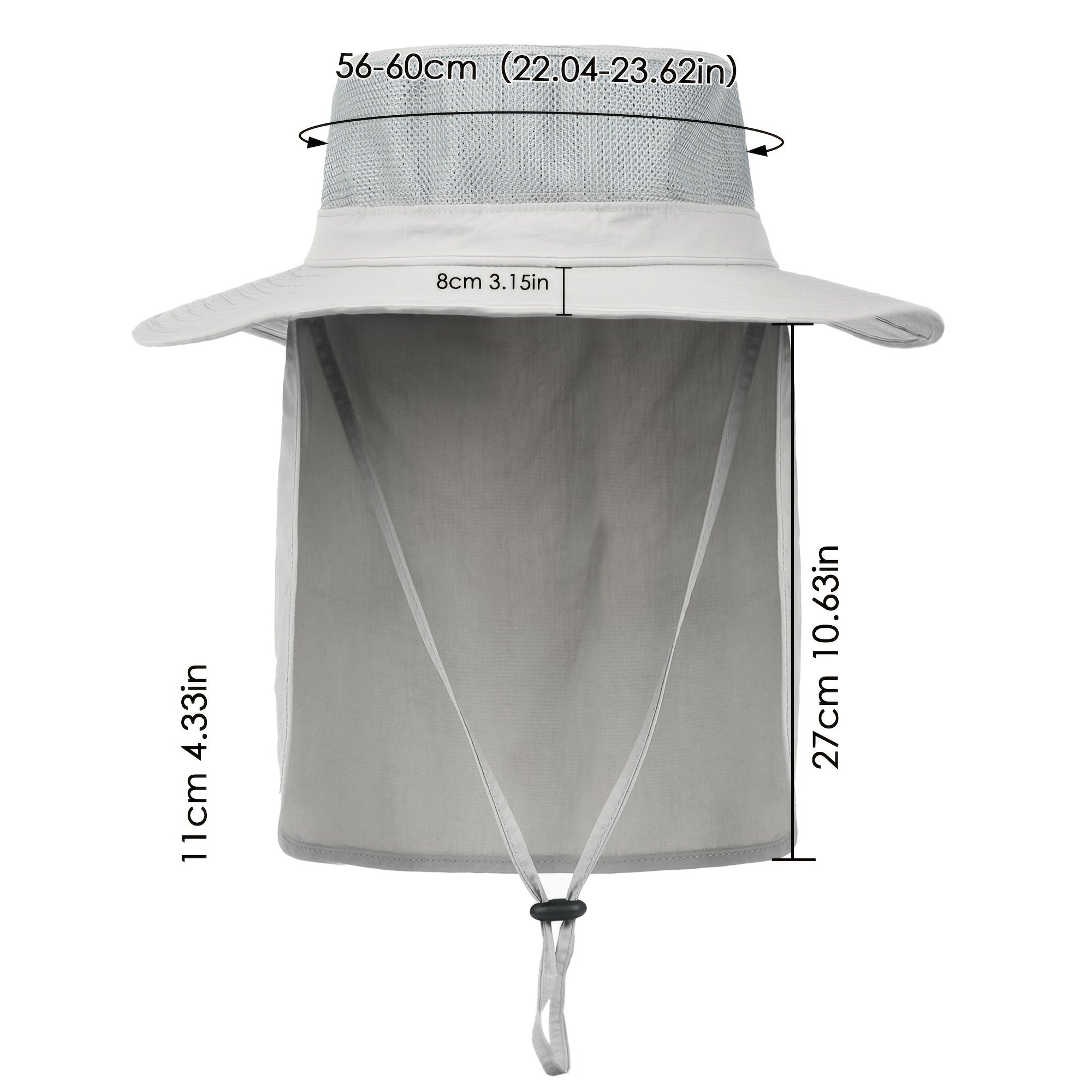 Wide Brim Sun Hat UPF 50 Hiking Fishing Gardening