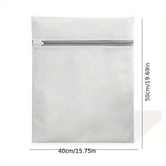Zipper Mesh Laundry Bag for Clothes Underwear Storage