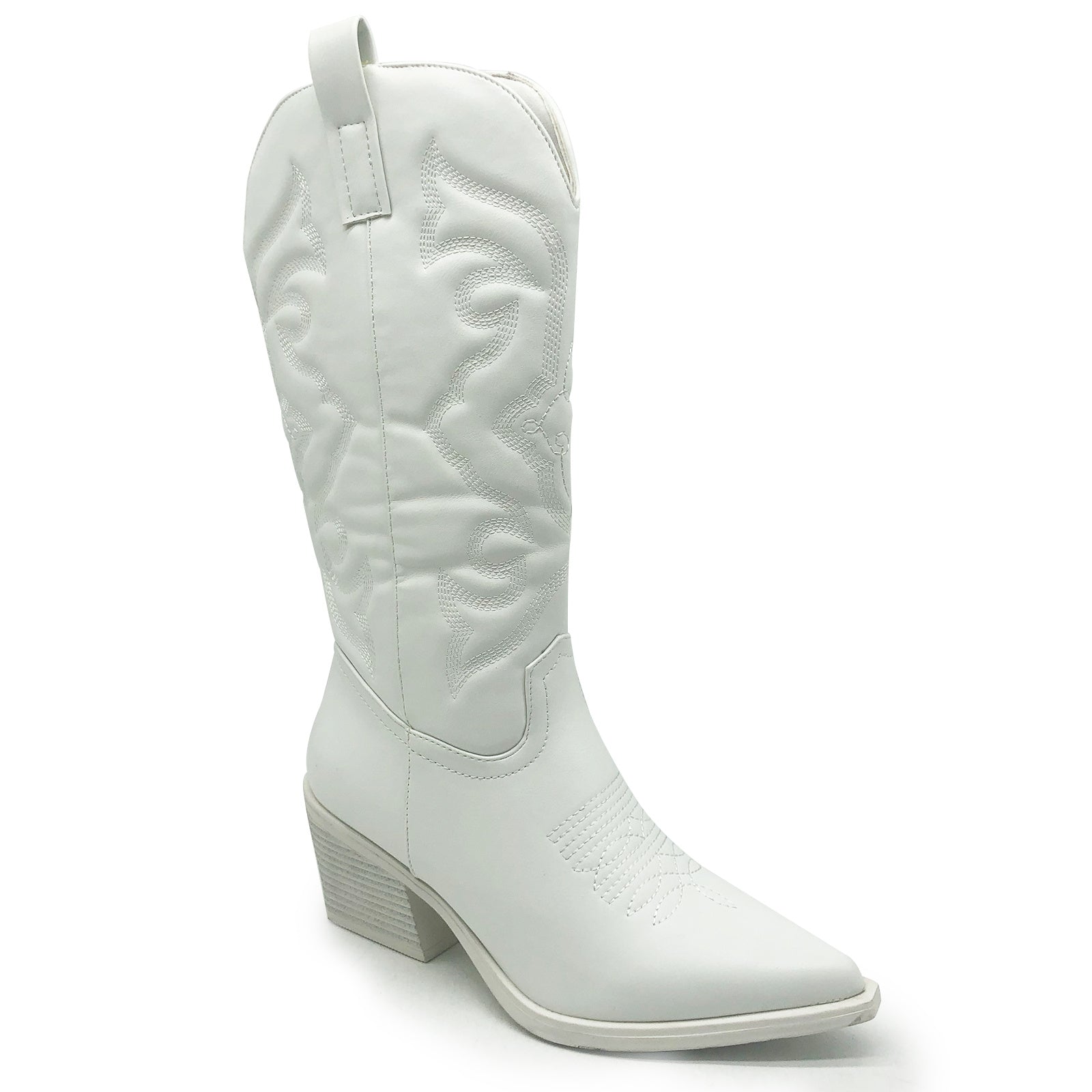 Western Style Mid Calf Boots for Women