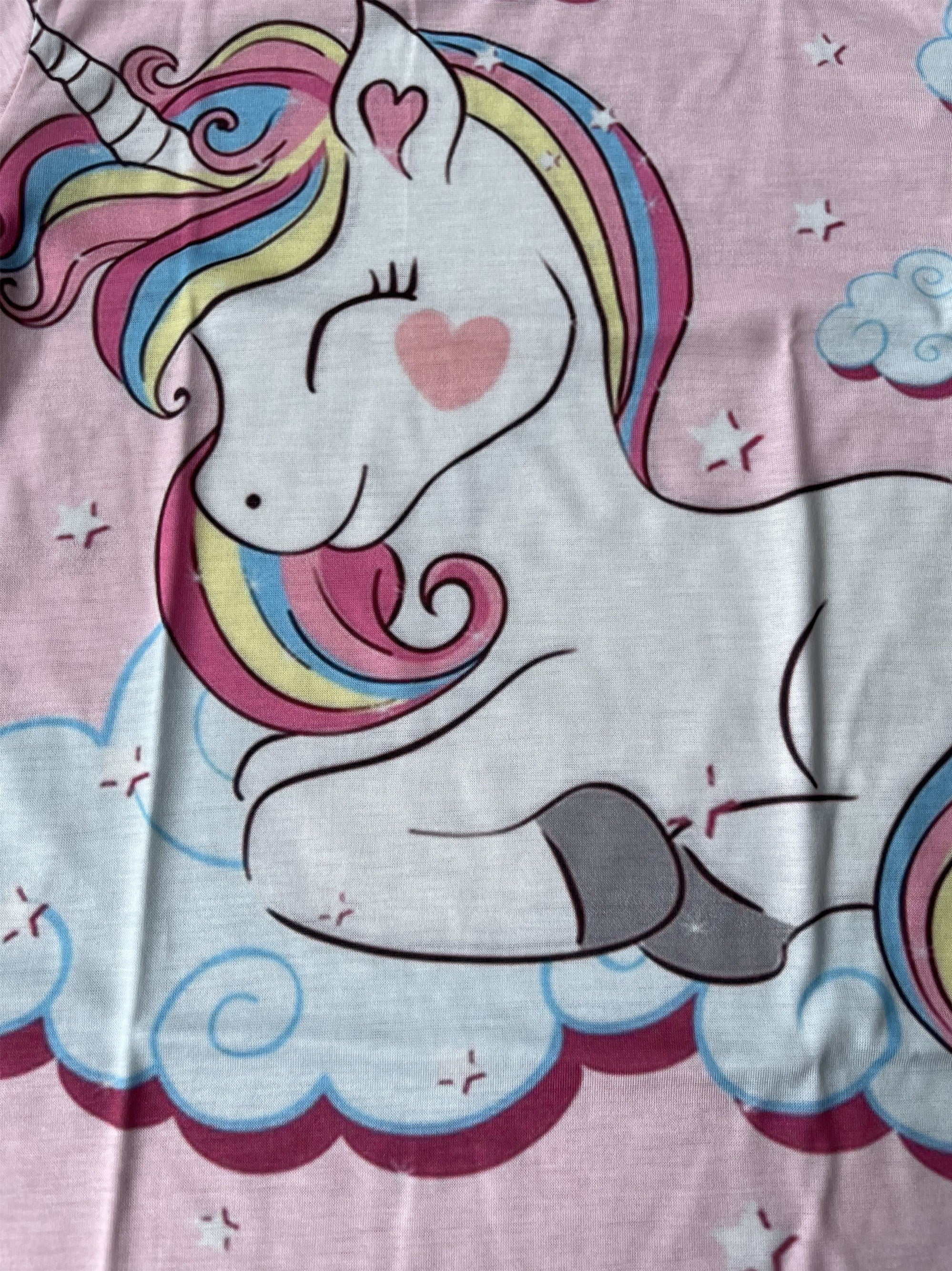 Rainbow Pony Graphic T shirt for Kids 3D Digital Print Casual Short Sleeve Tee