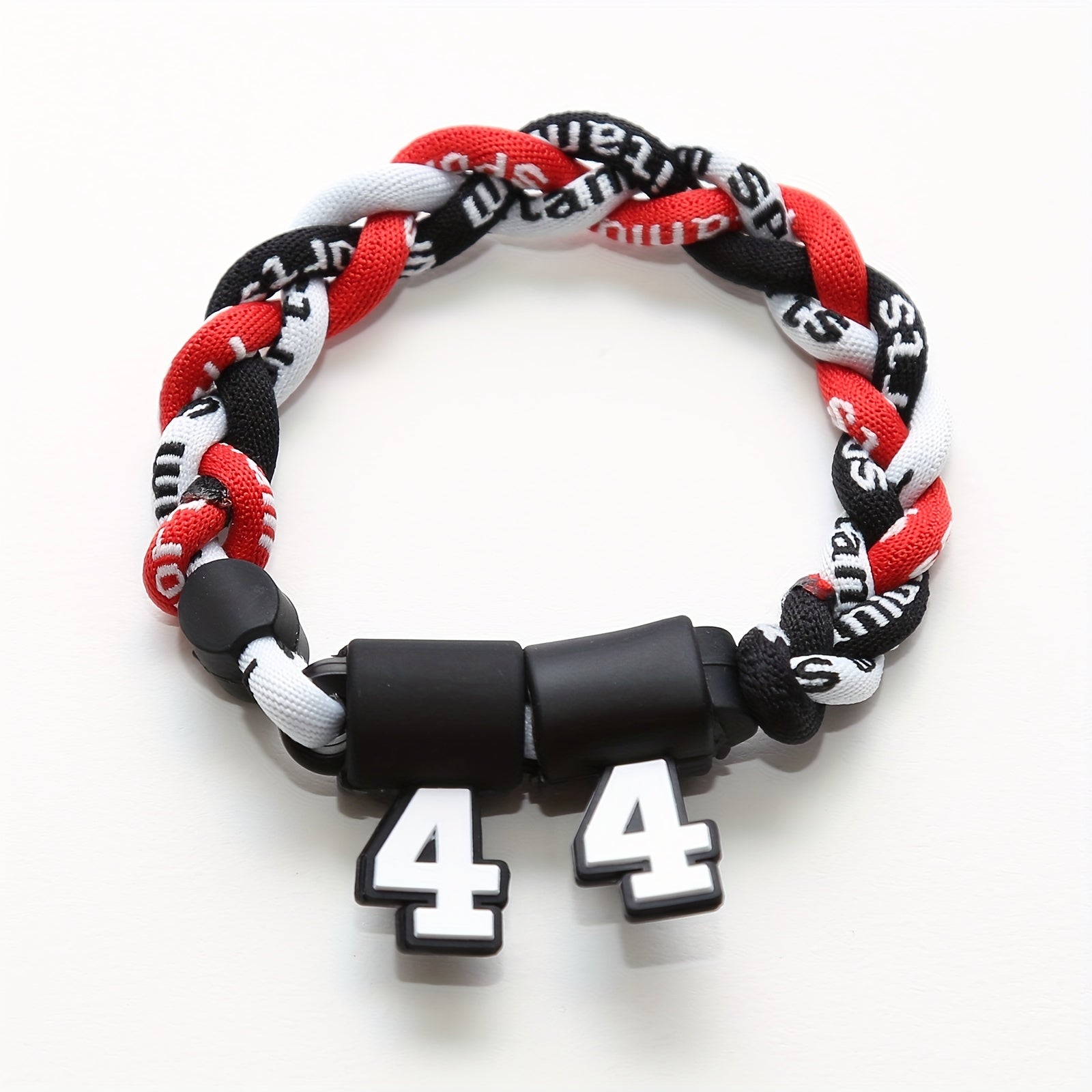 Sporty Style Braided Wristband Rope Bracelet for Sports Fans Souvenirs