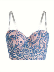 Push Up Lace Bra Comfortable Embroidered Lingerie
