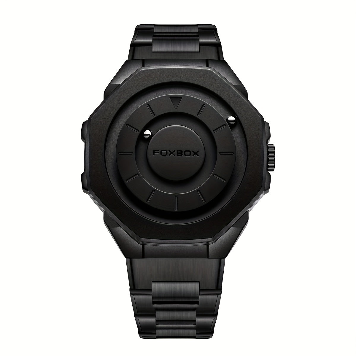 Foxbox Retro Magnetic Watch Unisex Stainless Steel Case & Band
