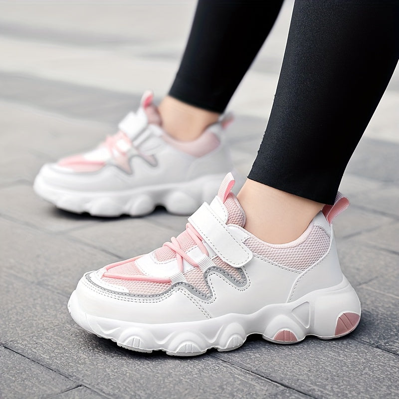 Girl's Chunky Shoes Soft Sole Casual Sneakers For Kids