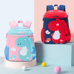 Dinosaur School Bag Cartoon Backpack Large Capacity Adjustable