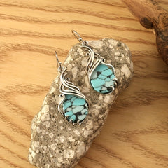 Bohemian Gemstone Drop Earrings for Women