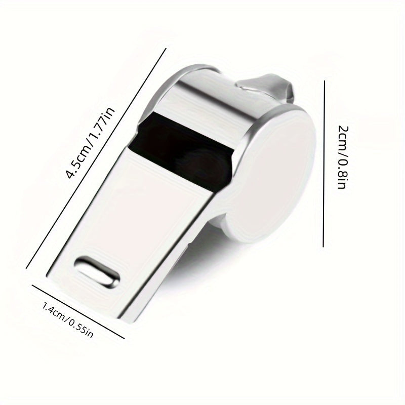 3pcs Stainless Steel Whistles Set for Sports Competitions