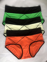 3 Pack Plus Size Women's Full Coverage Briefs Set