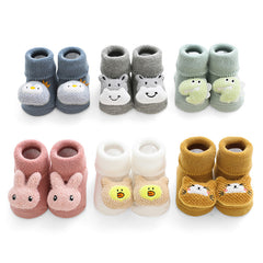 Cartoon Doll Baby Floor Socks Warm Thick Anti-slip Socks