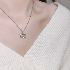Heart And Arrow Necklace For Women Titanium Steel Necklace