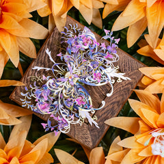 3D Butterfly Love Flower Metal Puzzle Assembly Toy DIY Gift For Girlfriend
