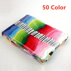 250pcs Embroidery Thread Cross Stitch Sewing Skeins Embroidery Floss Kit