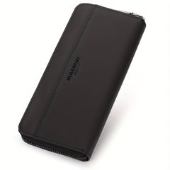 HUMERPAUL Women's Leather Wallet Long Travel Money Bag with Multiple Compartment