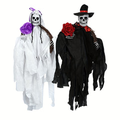 Halloween Skeleton Hanging Ghost Haunted House Props