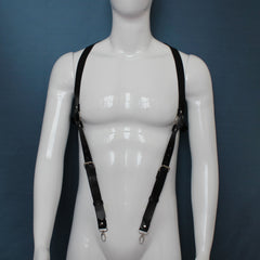 Men's Gothic Leather Suspenders