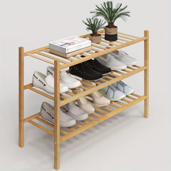 Bamboo Shoe Rack Shoe Storage Organizer