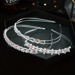 Sparkling Rhinestone Headband for Party Performance - Girls Gift