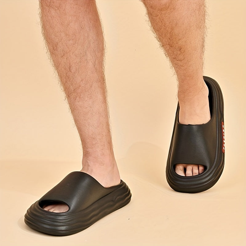 Men's Cloud Slides Pillow Slippers Lightweight Open toe Shoes