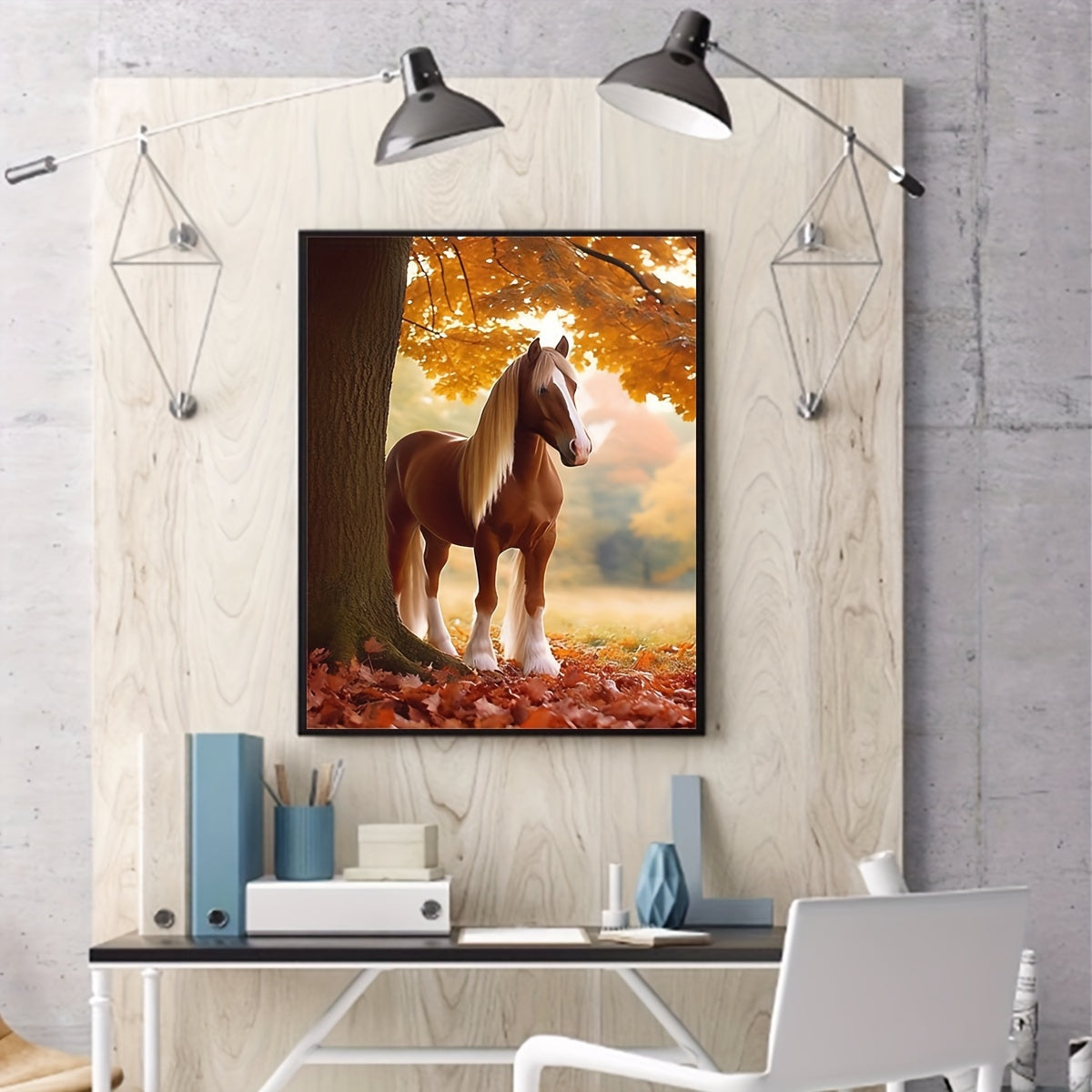 Good Horse Pattern Canvas Painting Poster for Home Wall Decoration