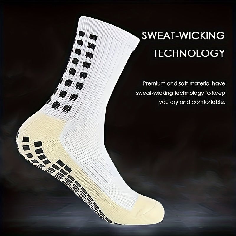 Crew Football Socks Non-slip Thickened Basketball Socks Men Women Running Sports