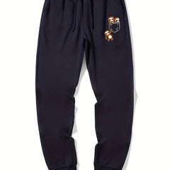Sloth In Pocket Graphic Drawstring Joggers Men's Sweatpants