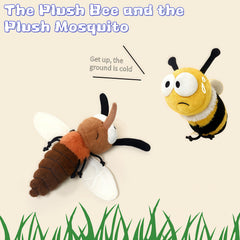 Mosquito and Bee Plush Stuffed Animals Gift Set