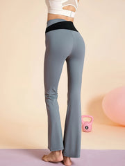 High Waist Bell Bottom Yoga Pants for Women - Activewear