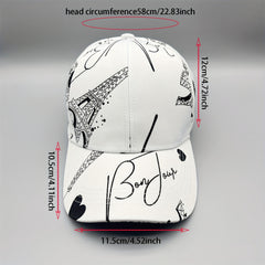 Men's Baseball Cap Love Paris Iron Tower Vacation Peaked Cap