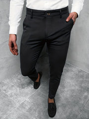 Men's Vintage Style Slim Fit Dress Pants