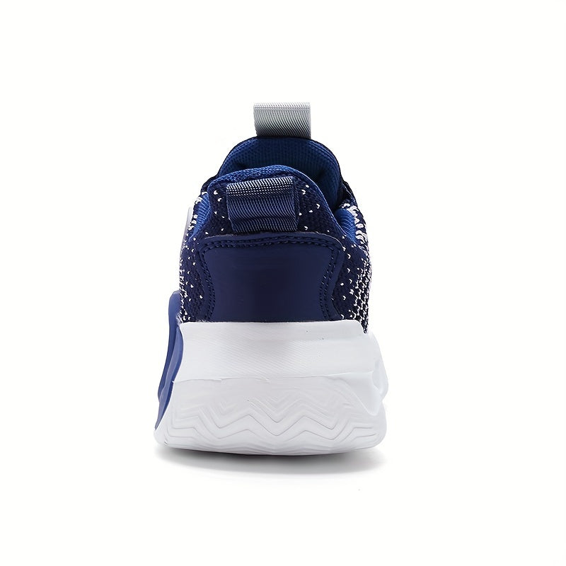 Men's Rotating Buckle Basketball Shoes Non Slip Sneakers