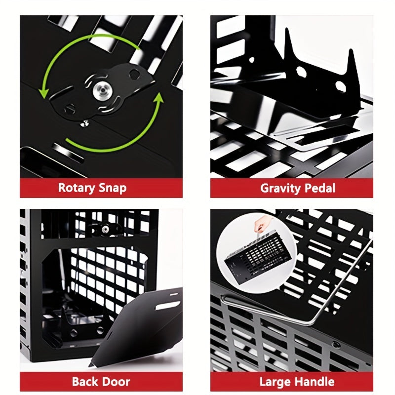 Reusable Rat Trap Cage - Effective Pest Control Solution