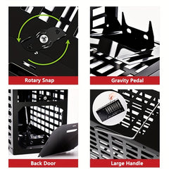 Reusable Rat Trap Cage - Effective Pest Control Solution