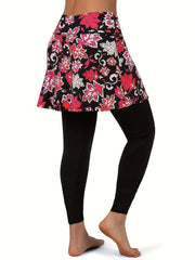 Floral Print Tennis Leggings