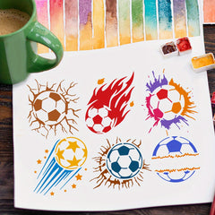 Plastic Painting Stencils Templates for Scrapbook Fabric Tiles Wood Furniture