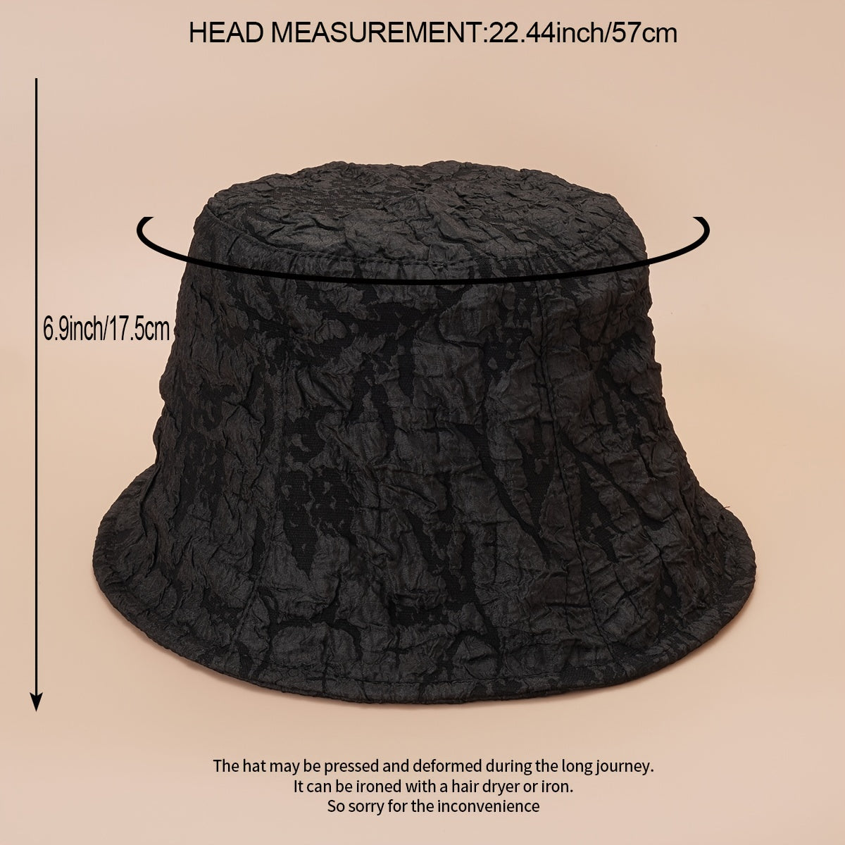 Floral Embroidery Reversible Fisherman Cap