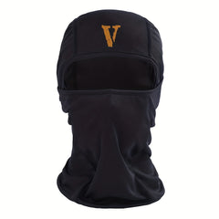 Letter V Print Balaclava Outdoor Mask Sunscreen Windproof