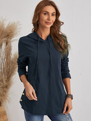 Casual Vintage Long Sleeve Hoodies