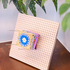 Large Rubber Wooden Crochet Blocking Board Set with 20 Pins