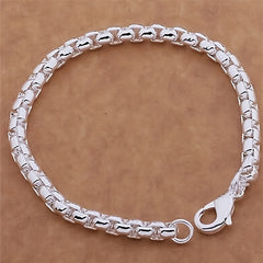 Minimalist Silver Bracelet Jewelry Girls Accessories