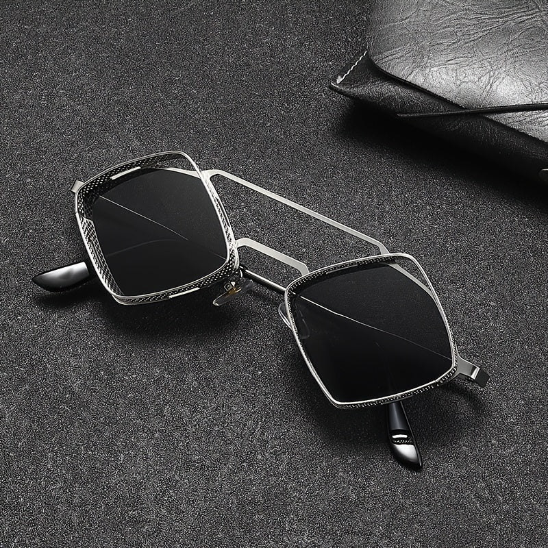 Metal Polygonal Sunglasses UV400 For Men