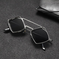 Metal Polygonal Sunglasses UV400 For Men