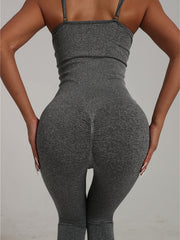 Yoga Jumpsuit Sleeveless Seamless Sports Bodysuit Women's Activewear